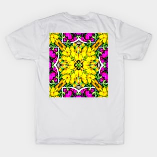 Colorful tulip bouquet pattern. T-Shirt